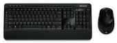 Microsoft  +  Wireless Desktop 3050 Keyboard mouse Balck USB (PP3-00018)