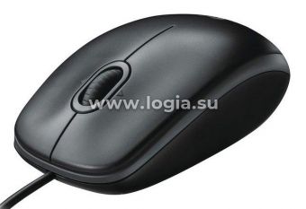  Logitech Mouse B100 Black USB OEM