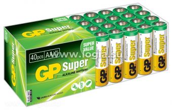 AA  GP Super Alkaline 15A LR6, 40 .