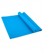 Коврик для йоги FM-101, ПВХ, 173x61x0,3 см, синий