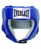 Шлем открытый USA Boxing 610406U, р.L, кожа, синий