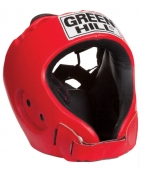 Шлем открытый ALFA HGA-4014, кожзам, красный, р.M