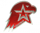 Значок Юнармия малый ЮН-знакюм, металл, красный цвет, 4,2*3 см