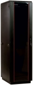 ЦМО Шкаф телекоммуникационный напольный 42U (800x1000) дверь стекло, цвет чёрный (3 коробки) ШТК-М-4
