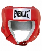 Шлем открытый USA Boxing 610200U, M, кожа, красный