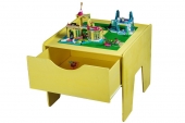 Стол Лего с полотном + покраска в любой цвет + выджижной ящик (подходит для Лего дупло и мелкого лег
