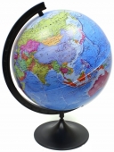 Глобус Земли политический 320 мм на подставке из пластика