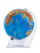 Глобус Земли физический 150 мм на треугольной подставке