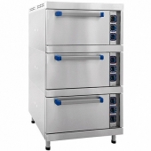 Шкаф жарочный ШЖЭ-3, стандартная духовка, 840x900x1500 мм, лицев. нерж.