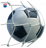 Сетка для мини-футбола/гандбола (3.0х2.0х1.0) 3.5 мм , яч.100х100мм (белая) ПА арт.300-35