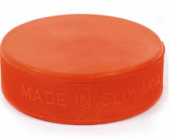 Шайба хоккейная "VEGUM", тренировочная, утяжеленная, вес 280 г, оранжевая
