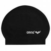 Шапочка для плавания "ARENA Soft Latex", черная, латекс