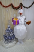 Снеговик костюм, на каркасе (взрослый)