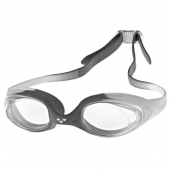 Очки для плавания детск. "ARENA Spider Jr", прозрачные линзы, бело-серая оправа