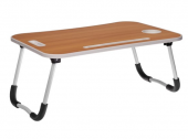 Складной стол с подстаканником BRADEX ЛАЙТ, 59.5x39.5x26.4 см, мдф, металл, светлое дерево, белый TD
