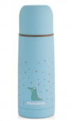 Детский термос для жидкостей Miniland Silky Thermos , 350 мл, голубой 89216