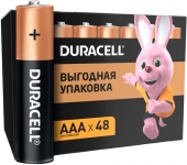 AAA Батарейка DURACELL Basic CN LR03-48BL MN2400, 48 шт.