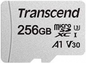 Micro SecureDigital 256Gb Transcend Class 10 TS256GUSD300S-A {MicroSDXC Class 10 UHS-I U3, SD adapte
