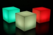Пуф световой интерактивный для сенсорной комнаты (50х50х50 см)