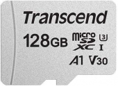   Micro SecureDigital 128Gb Transcend Class 10 TS128GUSD300S {MicroSDXC Class 10 UHS-I U3}