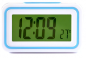 Часы настольные с термометром и будильником говорящие