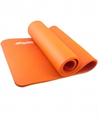 Коврик для йоги FM-301, NBR, 183x58x1,5 см, оранжевый