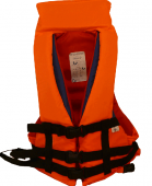 Спасательный жилет детский сигнального цвета М2С, с воротником