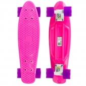 Скейтборд MaxCity Plastic Board Small, розовый