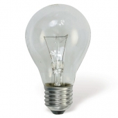 Лампа накаливания OSRAM E27, 60 Вт, грушевидная, прозрачная, колба d=60 мм, цоколь d=27 мм