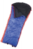 Спальник SM одеяло с капюшоном -5-15, 90*225 см, красно-синий