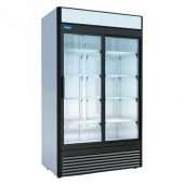 Шкаф холодильный среднетемпературный КАПРИ 1,12СК (стеклянные двери, купе, канапе) (1195х710х2030мм,