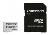  microSDXC 512Gb Class10 Transcend TS512GUSD300S-A 300S + adapter