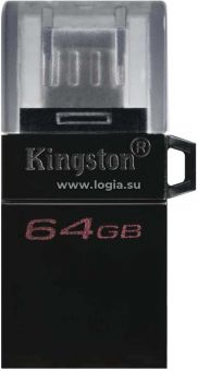   Kingston 64Gb DataTraveler microDuo 3 G2 DTDUO3G2/64GB USB3.0 