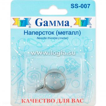 Наперсток-кольцо Gamma SS-007 металл