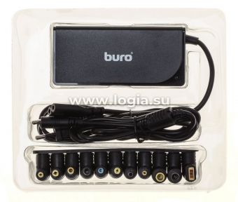   Buro BUM-0220B65  65W 18.5V-20V 11-connectors 3.25A 1xUSB 2.4A  