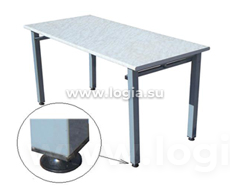 Стол для столовой, серый мрамор (столешница ЛДСП, 1500х700х730)