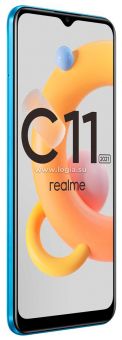Смартфон Realme C11 2021 32Gb 2Gb голубой моноблок 3G 4G 2Sim 6.5" 720x1600 Android 11 8Mpix 802.11 