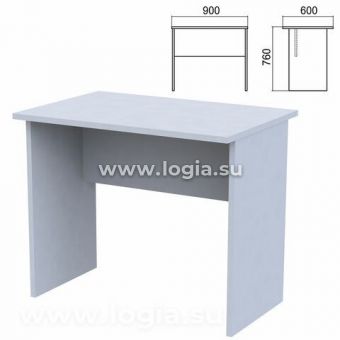 Стол письменный "Арго", 900х600х760 мм, серый
