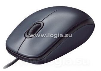  Logitech Mouse M90 Optical, USB Dark Grey RTL