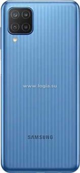 Смартфон Samsung SM-M127F Galaxy M12 32Gb 3Gb синий моноблок 3G 4G 2Sim 6.5" 720x1600 Android 10 48M