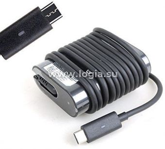 DELL [492-BBUS] Power Supply: Euro 45W AC Adaptor USB-C (Kit) 