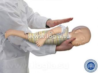 Манекен ребёнка первого года жизни с аспирацией инородного тела