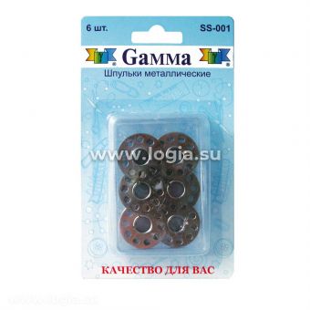 Шпульки для швейной машины Gamma SS-001 металл 6 шт