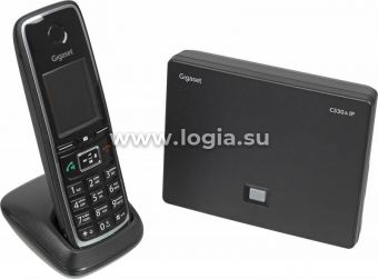 Gigaset [S30852-H2526-S301] C530A IP телефон, черный ( интернет-телефон с поддержкой фиксированной л