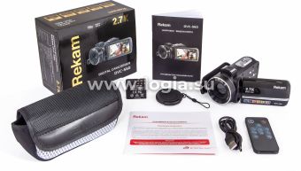  Rekam DVC-560  IS el 3" 1080p SDHC+MMC Flash/Flash