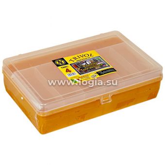 Коробка для мелочей Тривол пластик №4 желтый