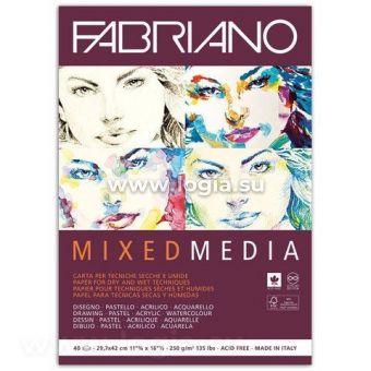    FABRIANO Mixed Media  , 40 ., 250 /2, 3, 297420 , 19100382