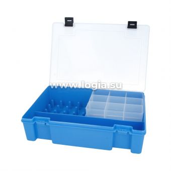 Коробка для мелочей Тривол пластик №8 голубой