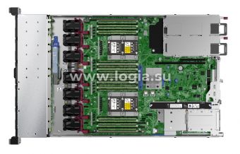 Сервер HPE ProLiant DL360 Gen10 1x5220 1x32Gb 8SFF P408i-a 1G 4P 1x800W (P19177-B21)