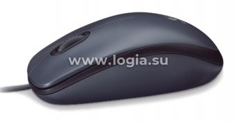 Logitech Mouse M90 Optical, USB Dark Grey RTL